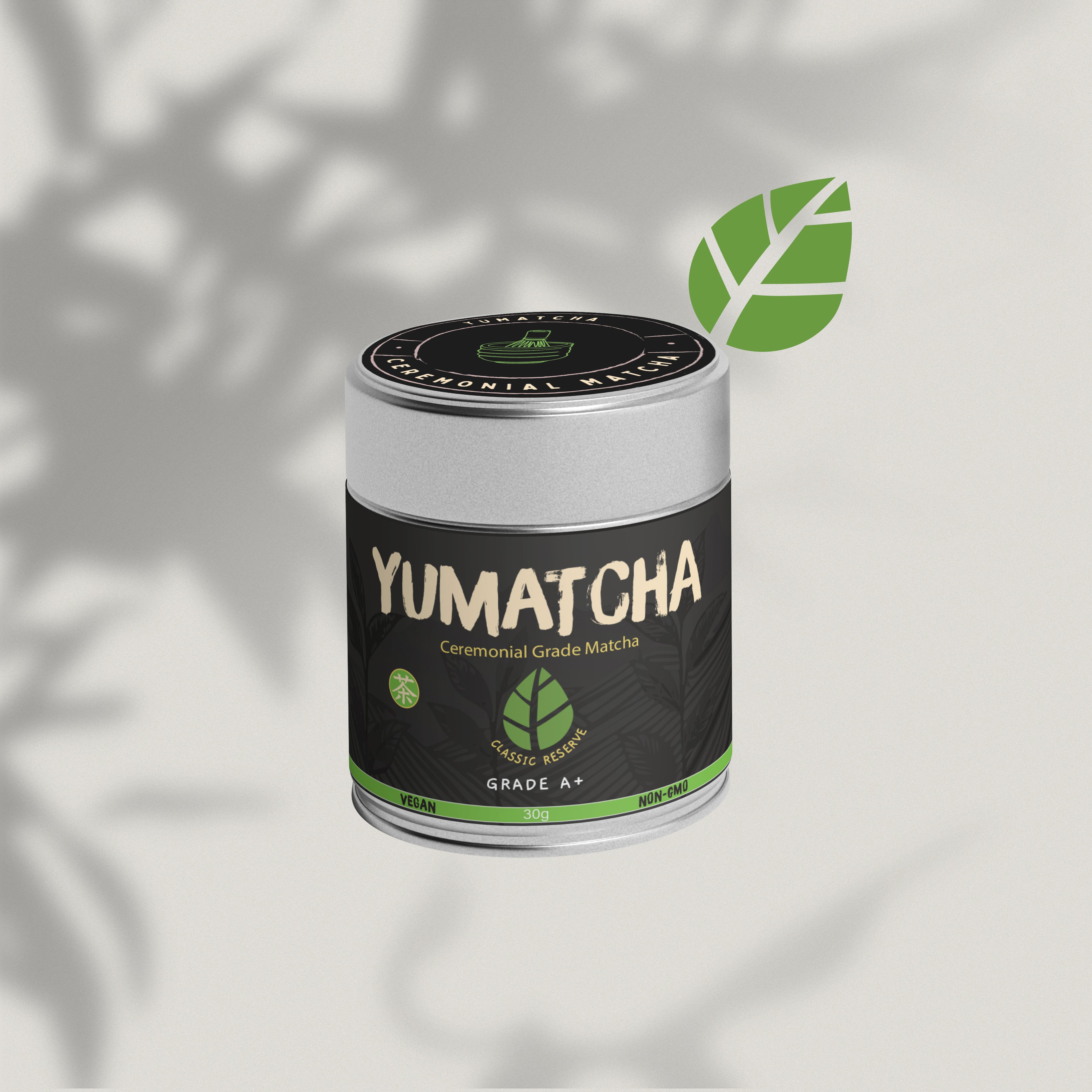 A+ Grade Yumatcha ceremonial matcha powder in bowl – vibrant green, perfect for matcha tea or matcha latte.